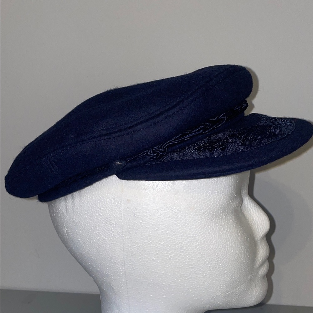 Authentic Greek Fisherman’s Cap navy blue 56-7 New - Picture 4 of 10